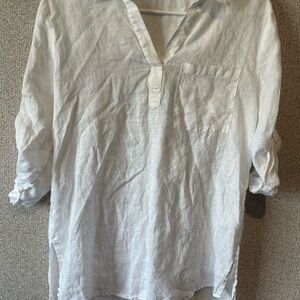 Ellen‎ Tracy White Blouse